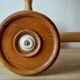 Old dolls pram - wooden wheels