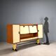 Vintage two-tone laminate sideboard, design, Italy, 1960s