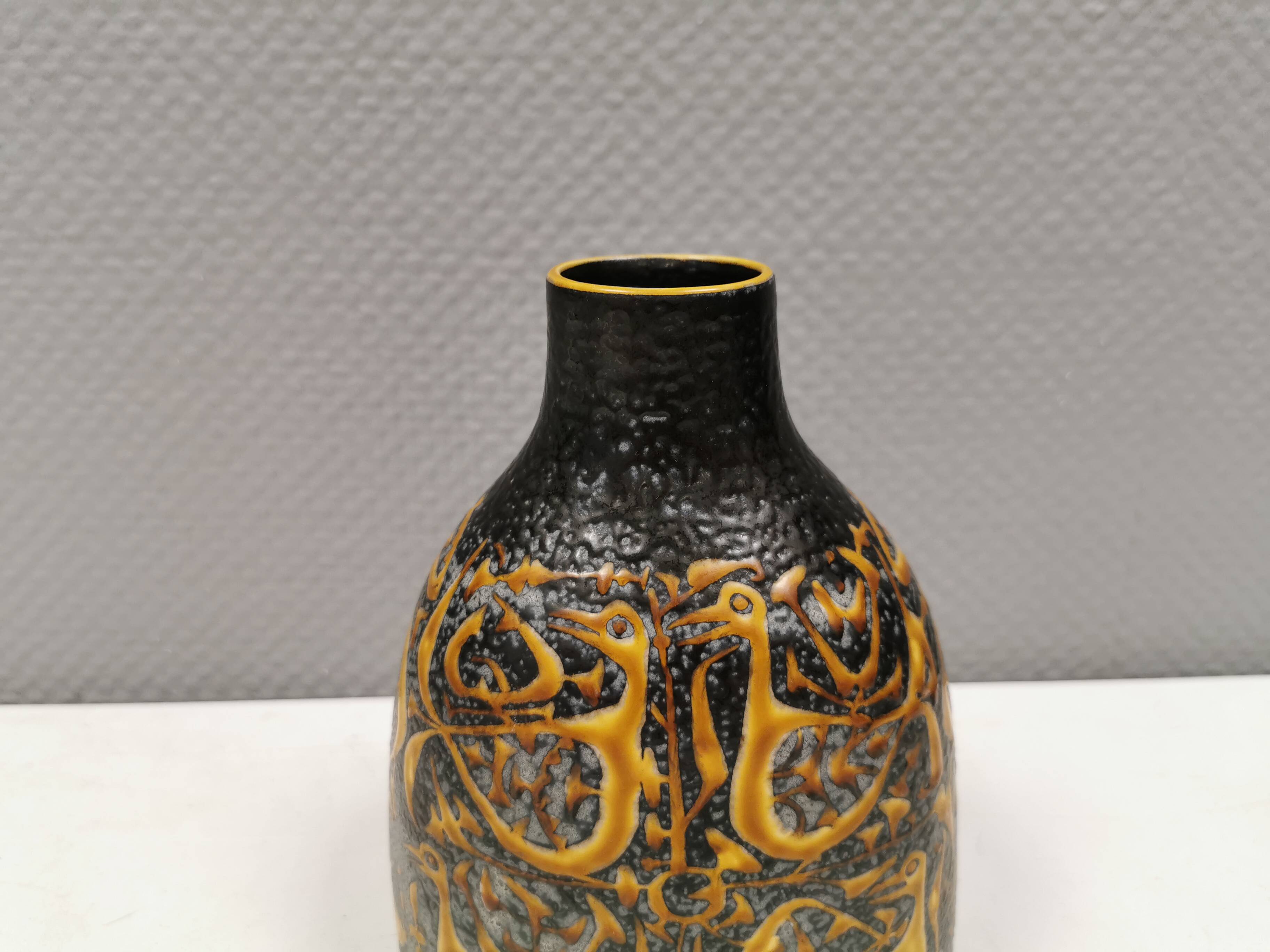 Vase from Danish Royal Copenhagen/Aluminia. By Nils Thorsson, BACA series