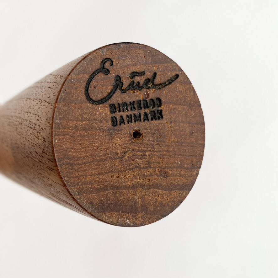 Vintage teak candle holder