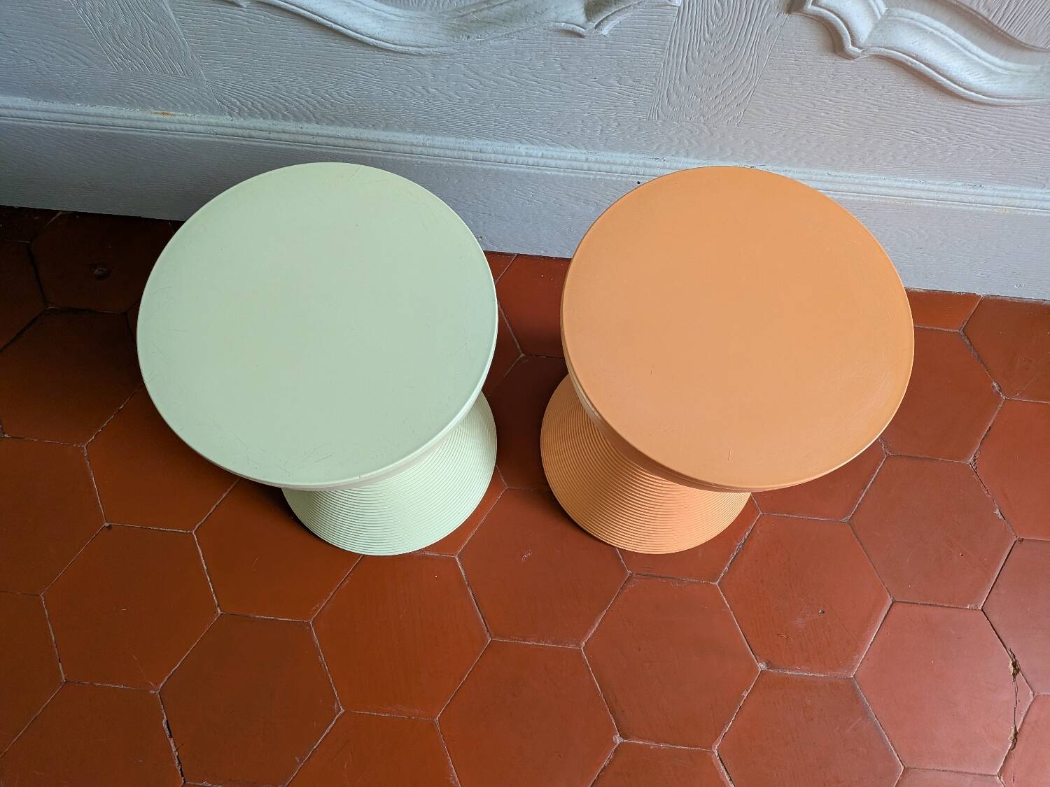 Pair of stools Prince Aha Starck Kartell