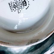 Large pedestal bowl Longwy "Jasper" – Ø 36 cm – Very good condition
