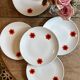 Set of 8 vintage dinner plates, Scherzer Bavaria