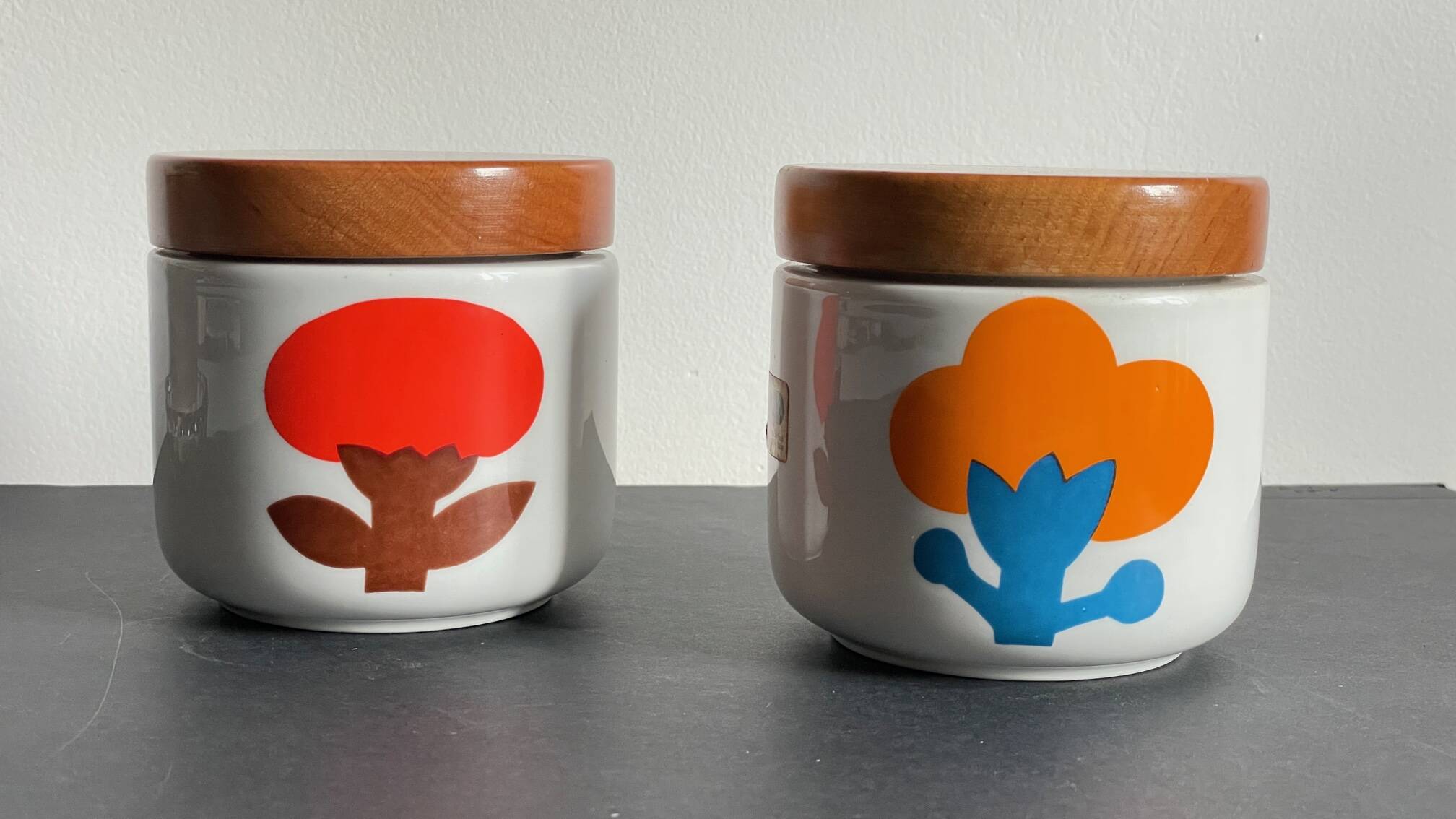 Jars franco pozzi - made in italy vintage