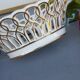 open porcelain basket fruit cup floral pattern