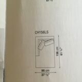 Charles 156cm X 95cm model sofa