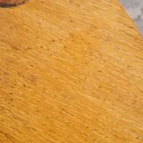 Pair of tripod stools in solid wood