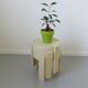 Série de 3 tables gigognes tripodes design Holland années 70
