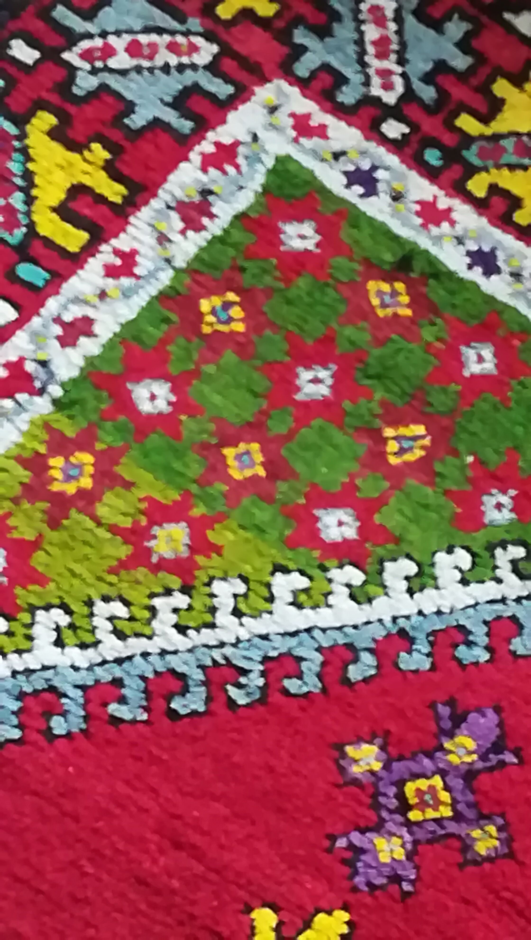 Algerian South vintage carpet 95 x 162 cm