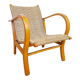 Armchair in rope and wood by Ercih Dieckmann 1930