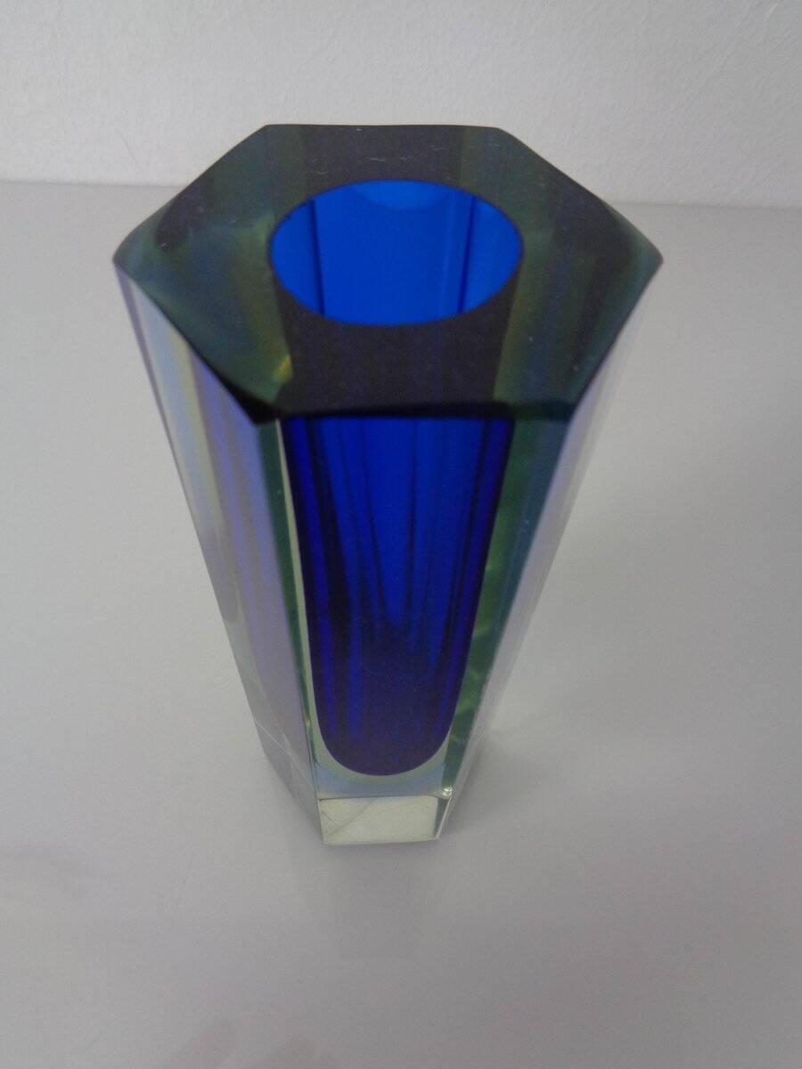 Vintage Italian Murano Glass Vase, 1960s