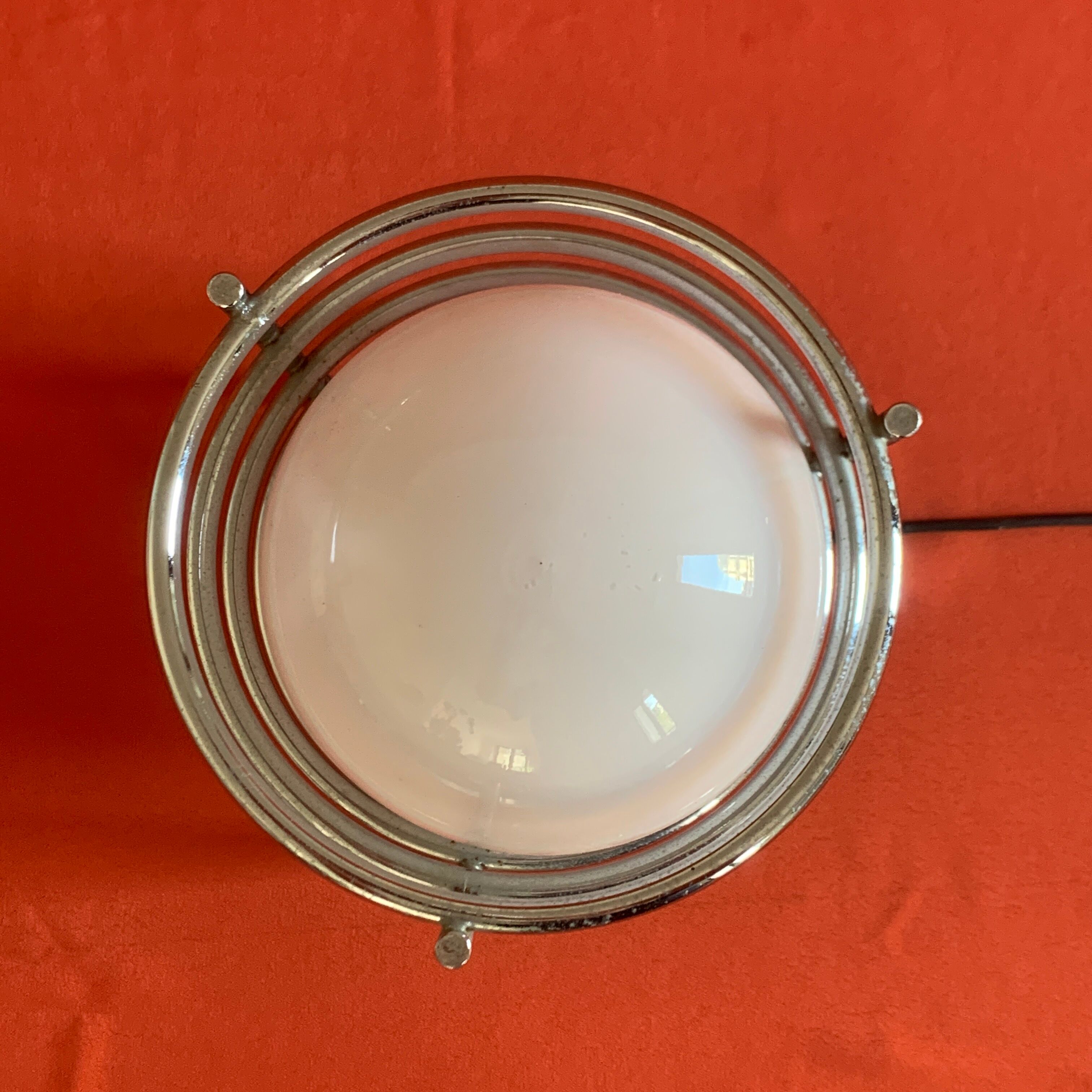 Vintage opaline lamp 70's