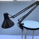 Architect articulated metal globe Brown vintage 70s desk lamp