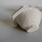 Six white stoneware sake glasses Denise Bresciani ceramics