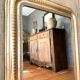 Antique Louis-Philippe mirror, 19th century, silver leaf