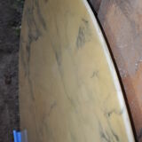 Meal table, oval, marble, 70