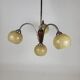 Chandelier suspension does marble glass 50s