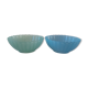 Duo de coupelles années 60 en verre coloré