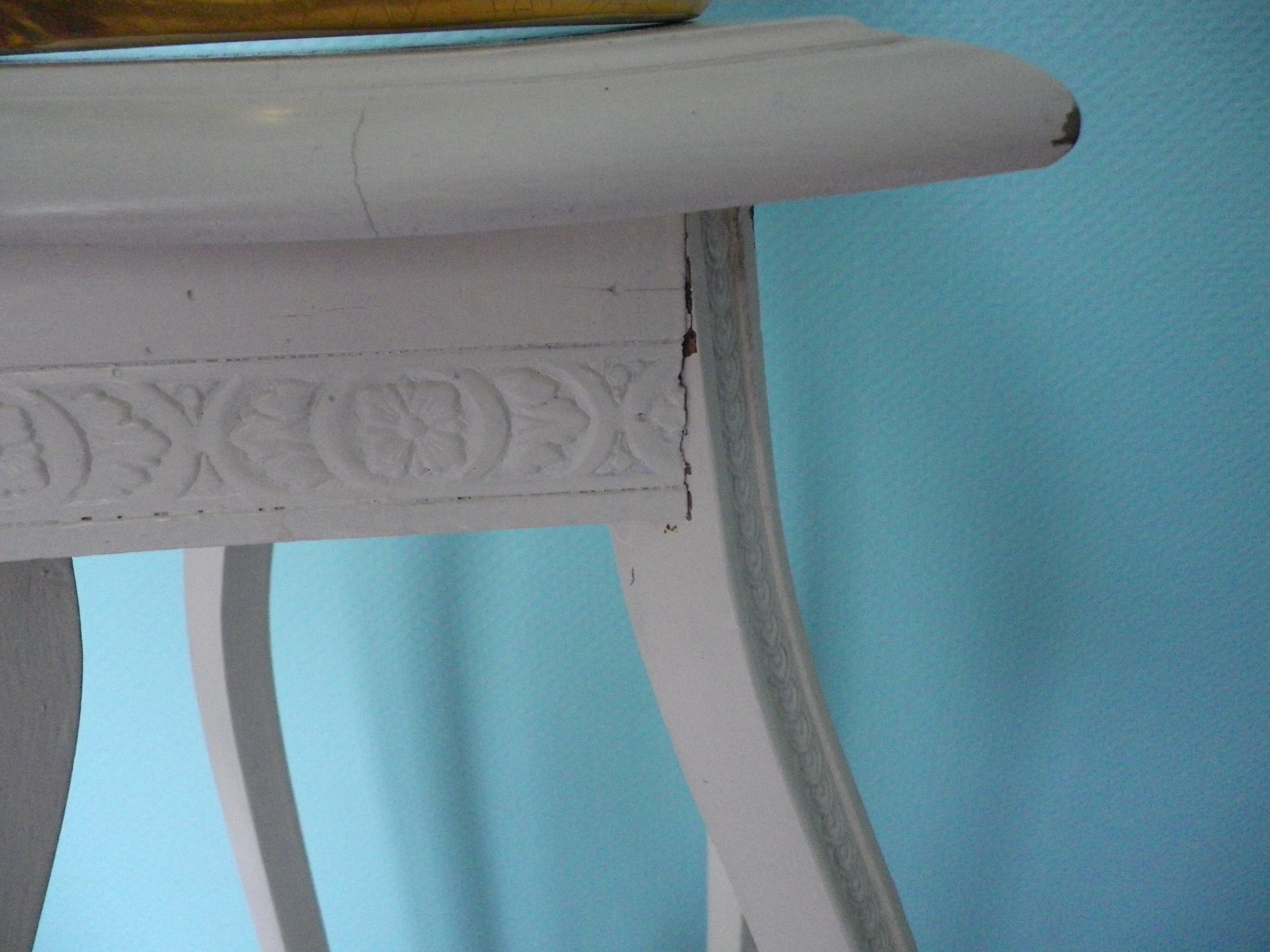 Wooden white side table 50/60