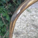 large gilded wood mirror