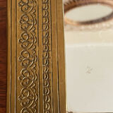 Brass mirror 27x39cm