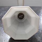 Old white porcelain wall lamp art deco bathroom 1930 opaline tulip 1930