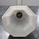 Old white porcelain wall lamp art deco bathroom 1930 opaline tulip 1930