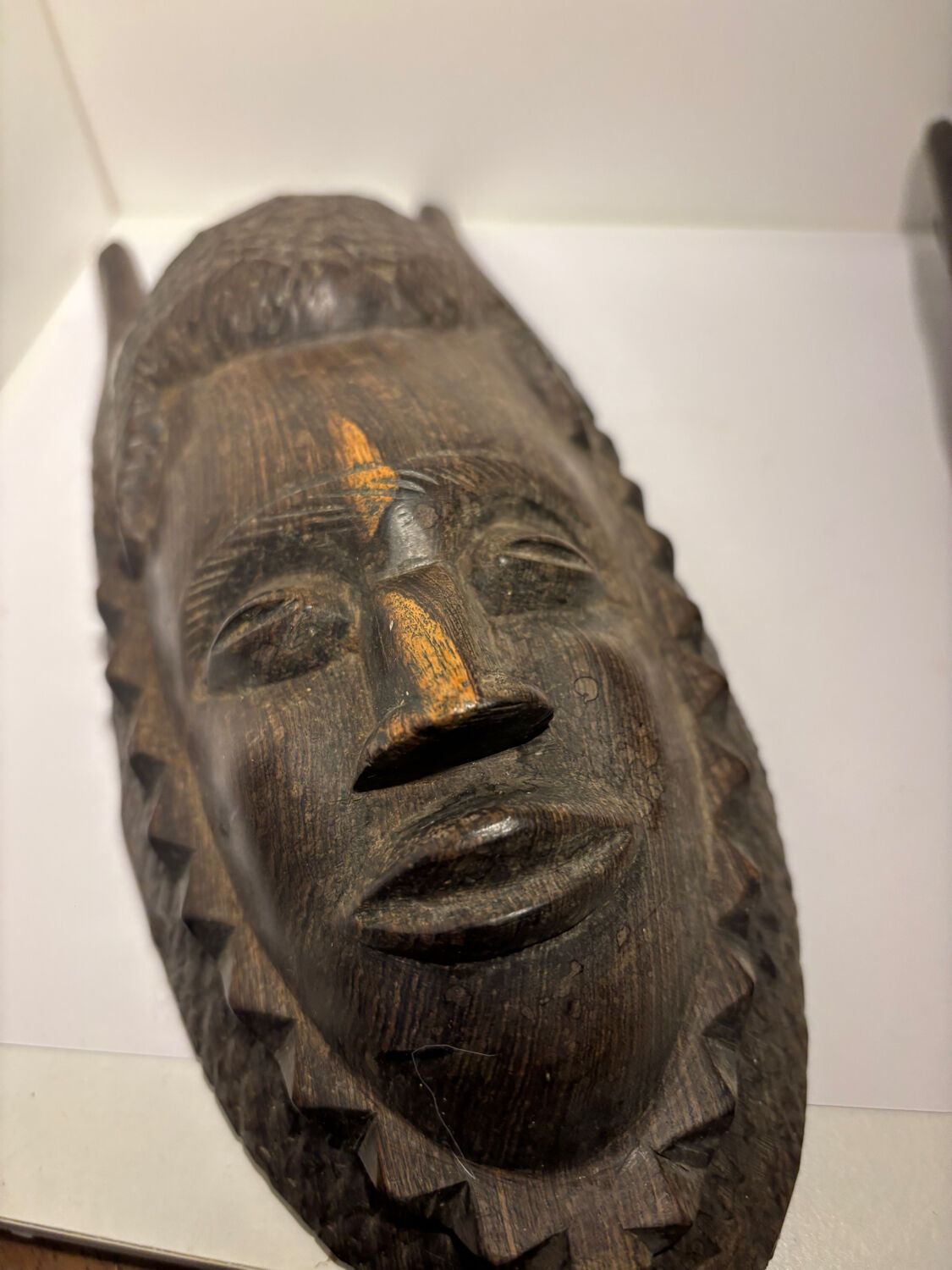 Paire de masques ancien collection art africain