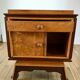 Bedside table in orm magnifying glass art deco 30s