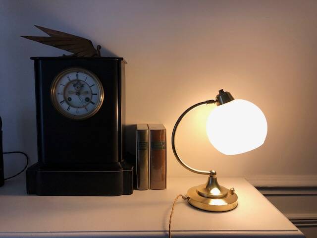 Old brass lamp