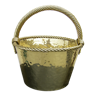 Brass flower basket by Valenti