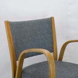 Bridge Bow Wood armchair for Steiner, 1950