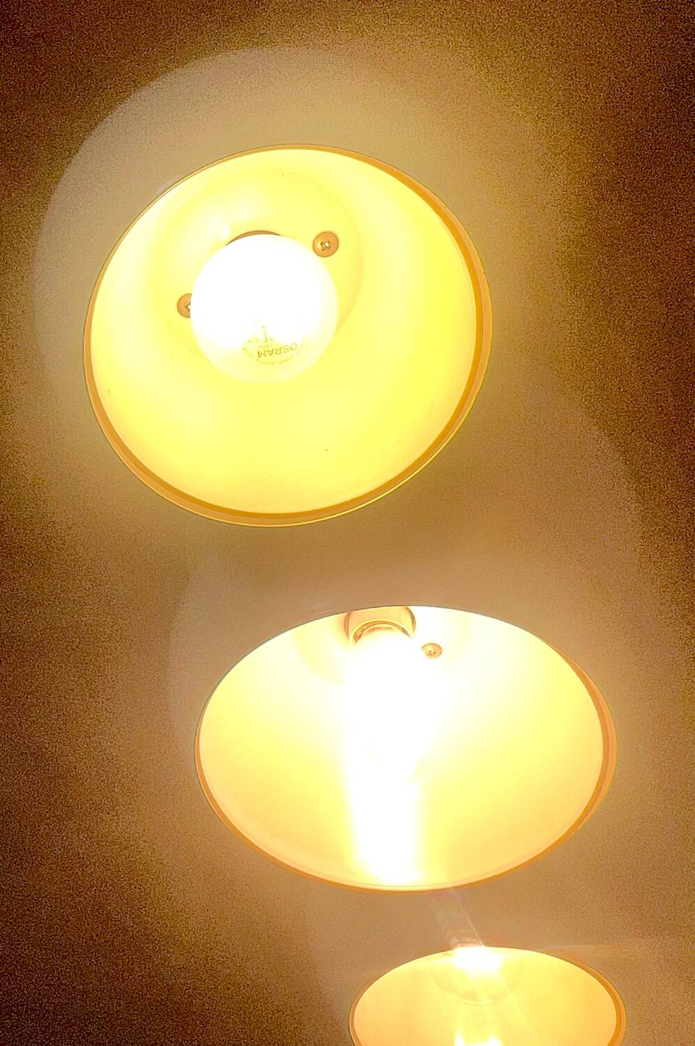 Space Age ceiling light, 1980-90