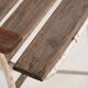 Antique garden chairs with armrests (c.1920). Set of 2 pieces #23