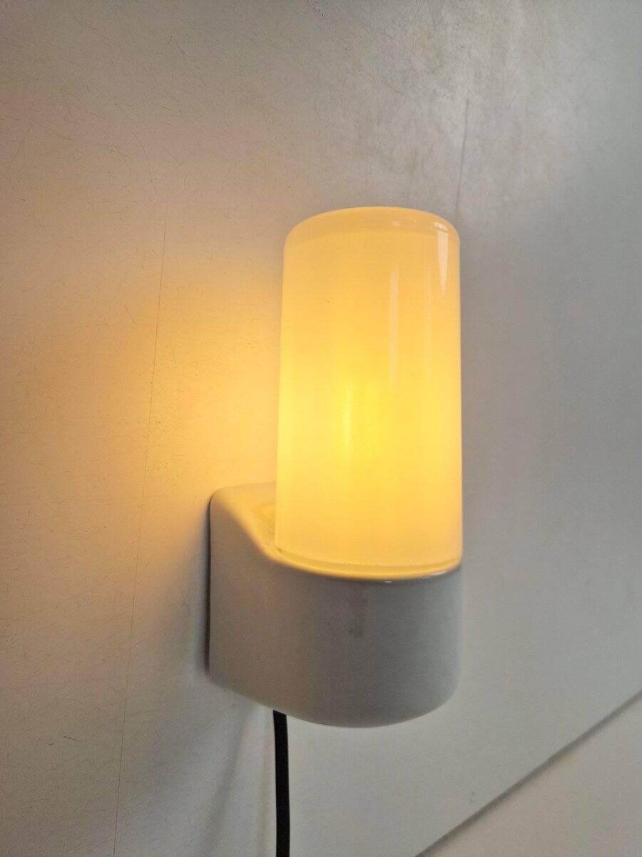 Vintage Wall Lamps attributed to Wilhelm Wagenfeld for Lindner, 1950s, Set of 3