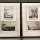 Paire de lithographies encadrées, par G. Engelmann, début 19ème.