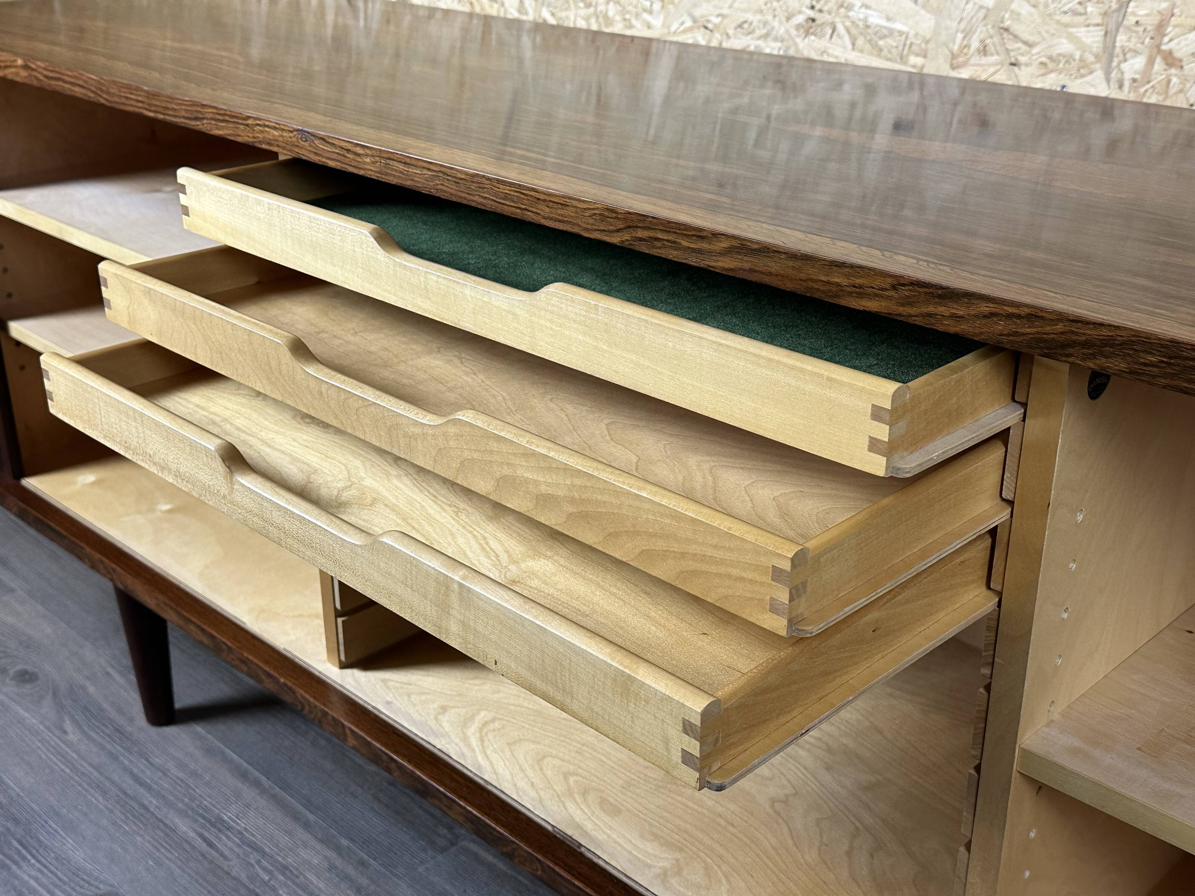 1960s/1970s Rosewood Sideboard by Poul Hundevad Danish Design Denmark