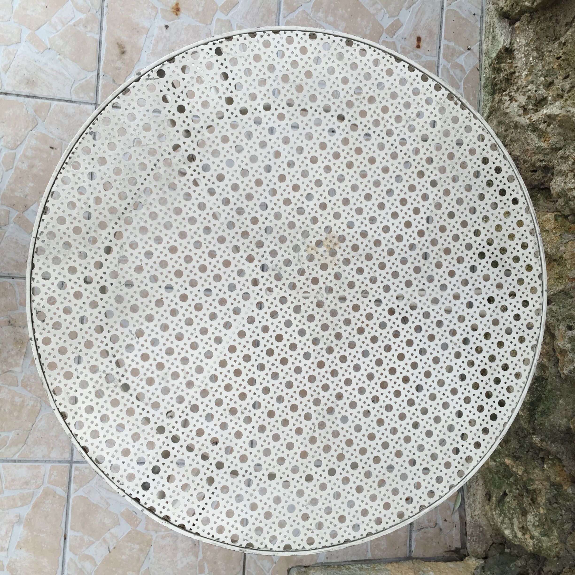 Metal garden table