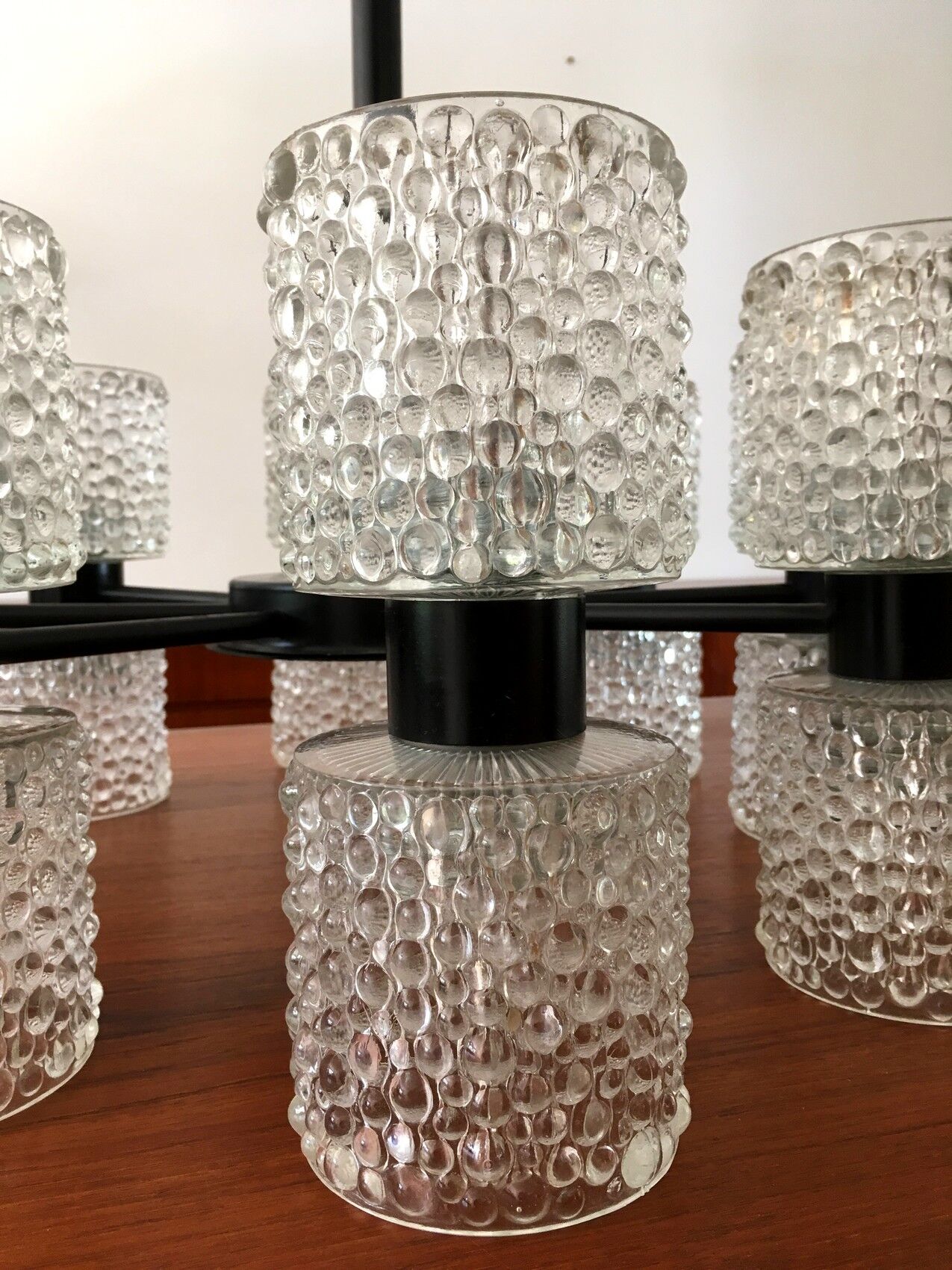 Vintage Raak chandelier by J.W Bosman model Zonnevende 1960