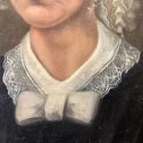 Old oil portrait