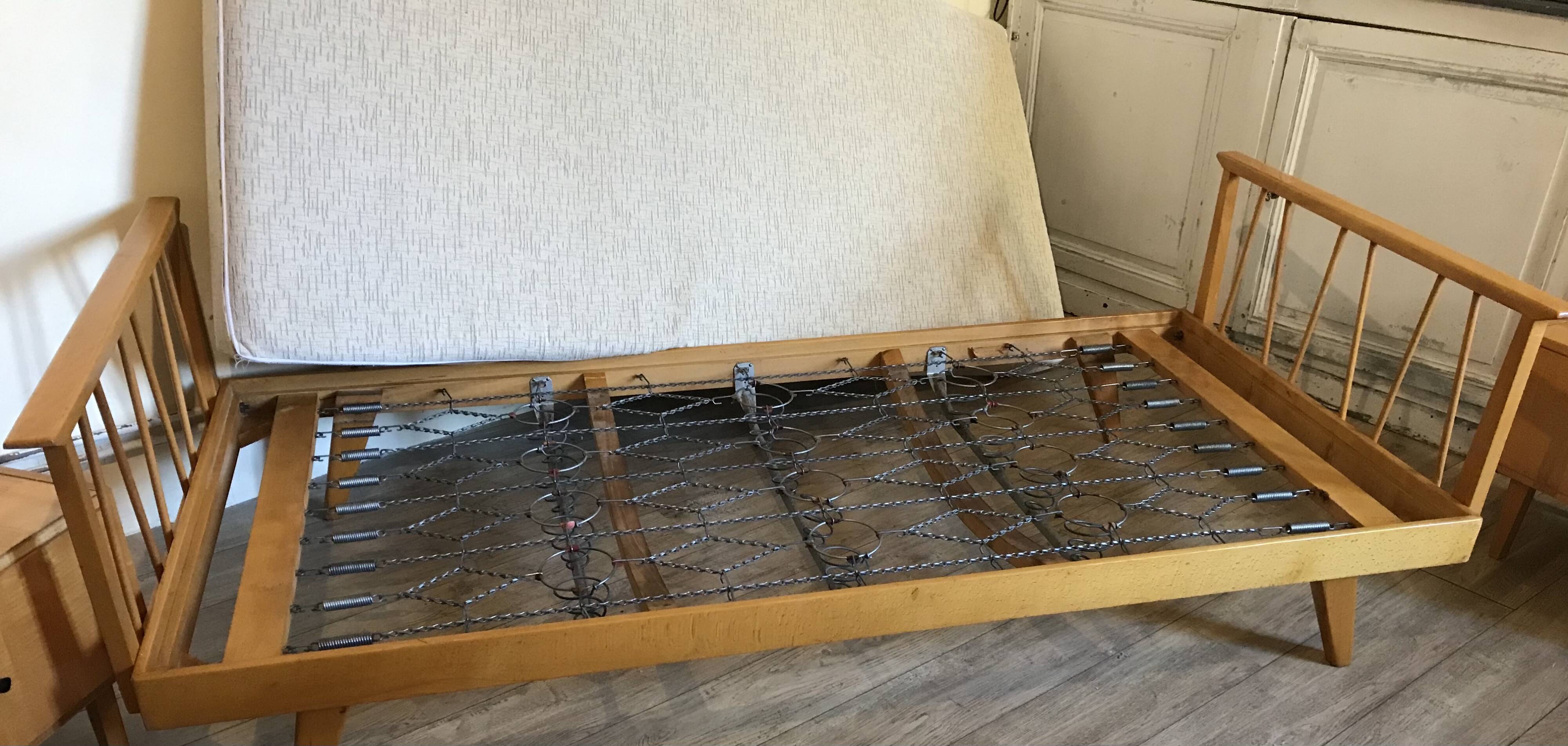 Vintage daybed bench sofa 1960's