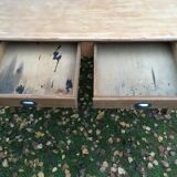 Two drawers farm table