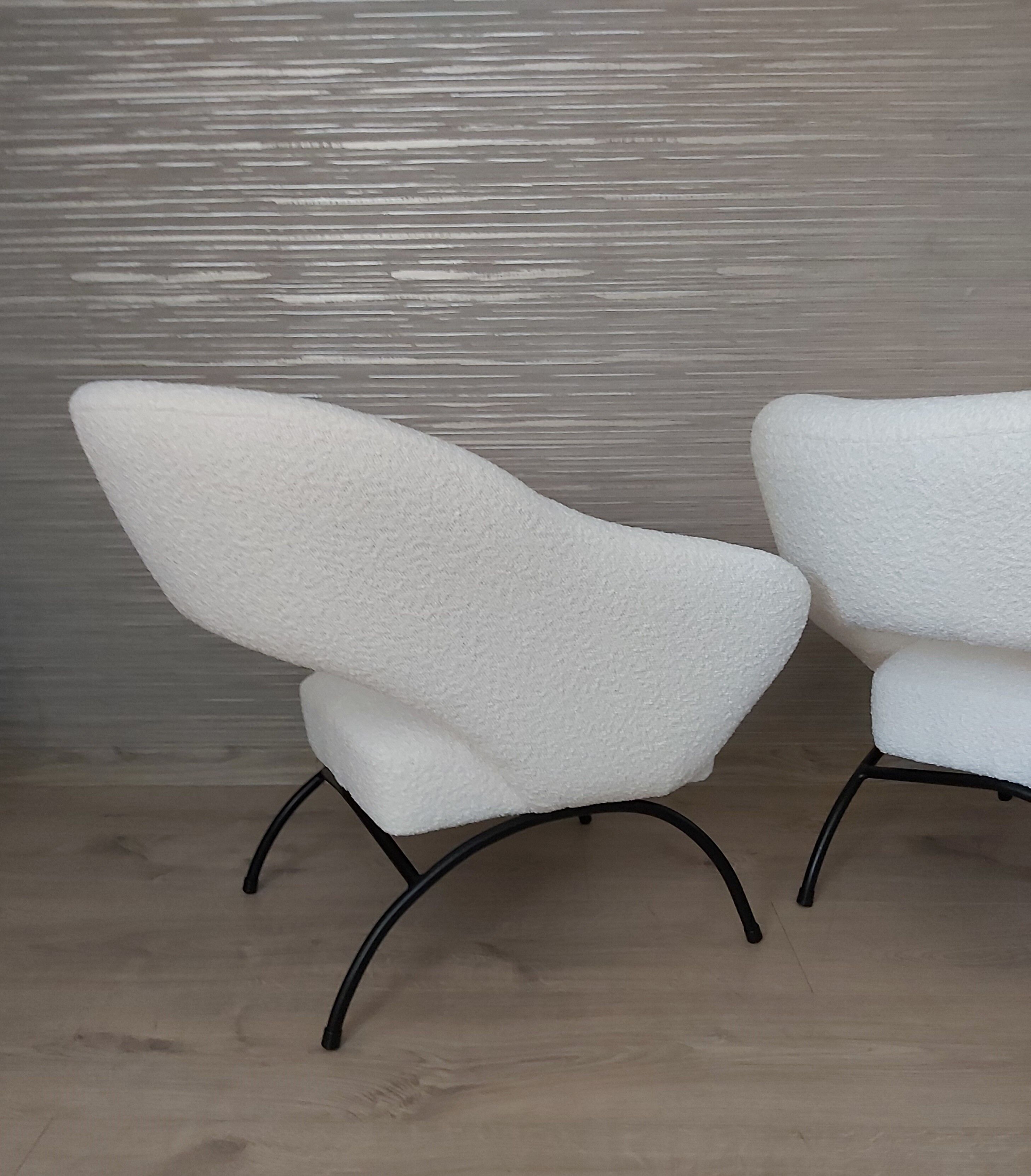 A set of four armchairs, Poland, 1960s