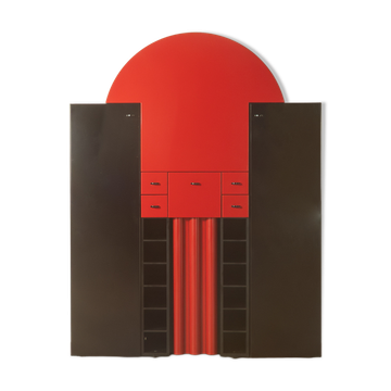 Exceptional bar cabinet by Peter Maly for interlübke, 1980s