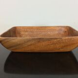 Scandinavian fruit cut in teak, wood