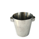 Art Deco Champagne Ice Bucket, Vintage French Chromed Stainless Steel