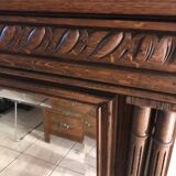 Bevelled mirror in Henri II style 128x88 cm