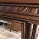 Bevelled mirror in Henri II style 128x88 cm