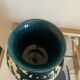 Vintage duck blue pot or vase