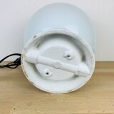 Lamp opaline globe and ceramic wall or ceiling lamp